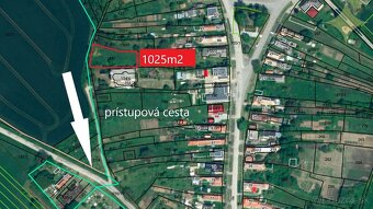 Na predaj stavebný pozemok na RD v obci Tehla, 1025 m² - 3
