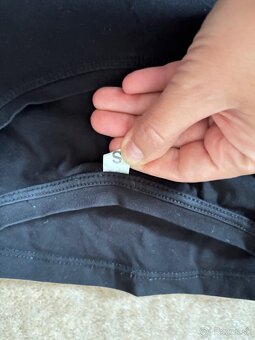 Cierne tricko s kratkym rukavom s logom S - 3