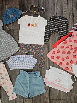 Balík letného oblečenia pre dievčatko 74 - 3