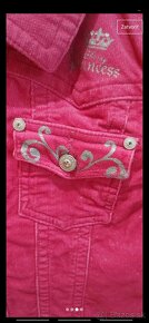 Ružová riflová bunda značky Disney - 3
