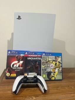 Predám zachovalú PlayStation 5 + ovládač + 3 hry 🎮🔥 - 3