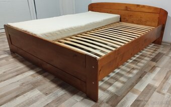 drevena manzelska postel 180x200 cm - 3