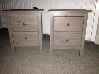 Predám posteľ a nočné stolíky zo série HEMNES (Ikea) - 3