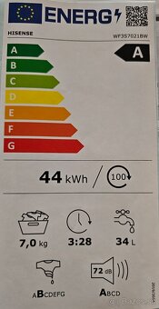 Práčka Hisense WF3S7021BW biela - 3