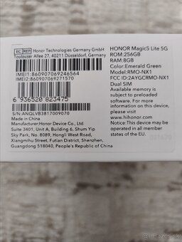 Honor magic 5 lite, 5G, 8/256GB - 3