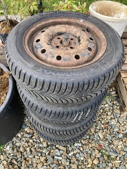 Zimná sada pneu na diskoch + 5ks puklíc 175/65 R15 - 3