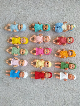 Body šaty pre bábo babiky barbie stefi čelenka čiapka - 3