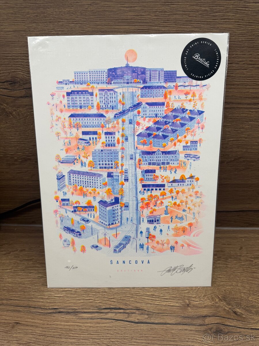 Predam Bratisla print/ grafika - 4