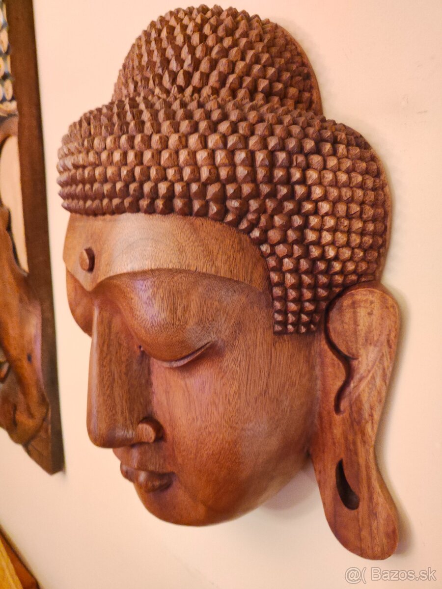 Veľká nástenná hlava Budhu - 4