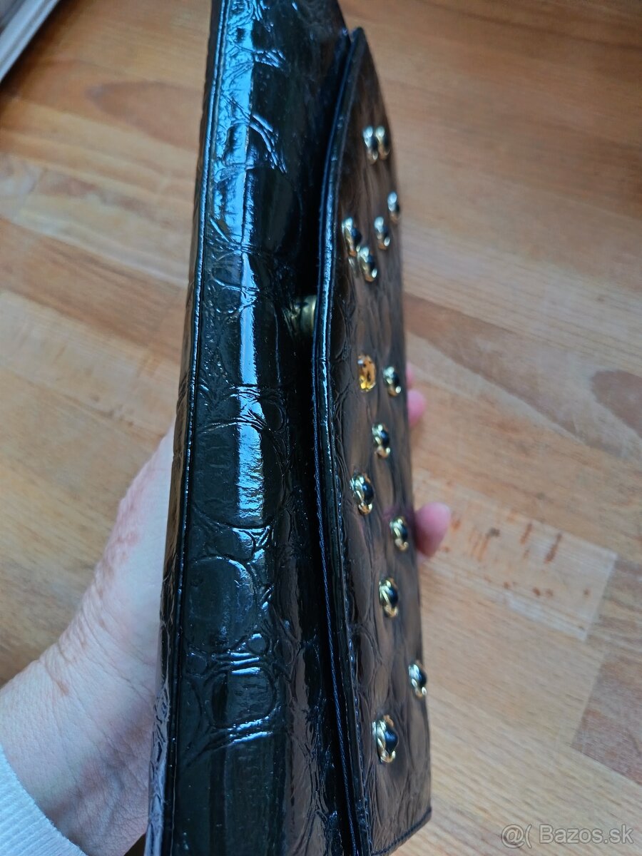 listová kožená kabelka - 4