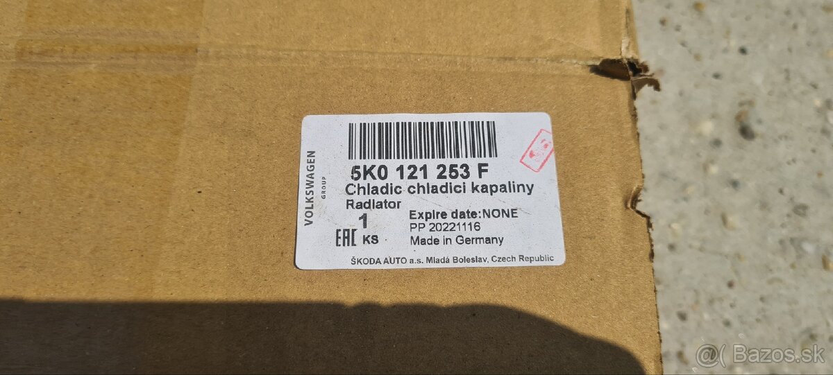 Predám originál chladič vody 3.6 a 3.2 VR6 VW AG - 4