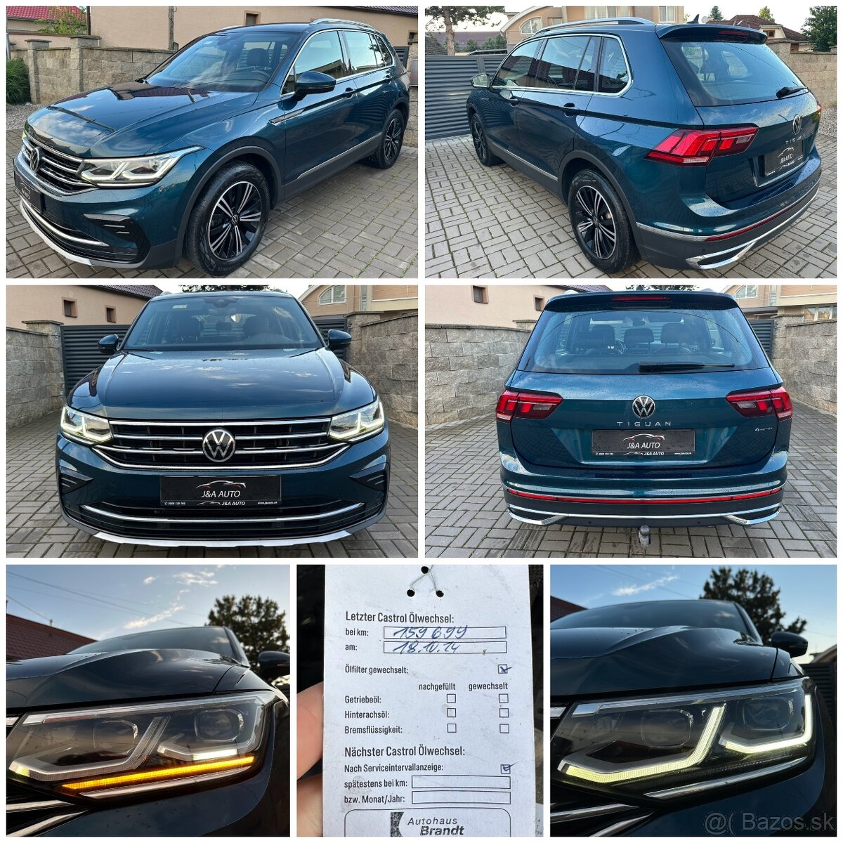 VW TIGUAN 4MOTION 2.0TDi DSG 110kW 2021 VIRTUAL/MATRIX/ŤAŽNÉ
