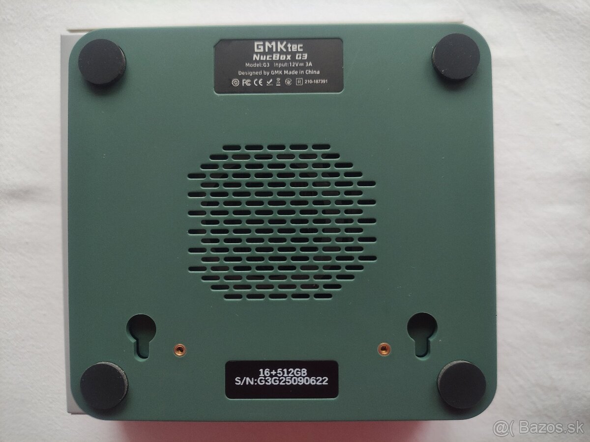 Mini PC GMKtec G3 Intel N100 16GB RAM + 512GB SSD - 4