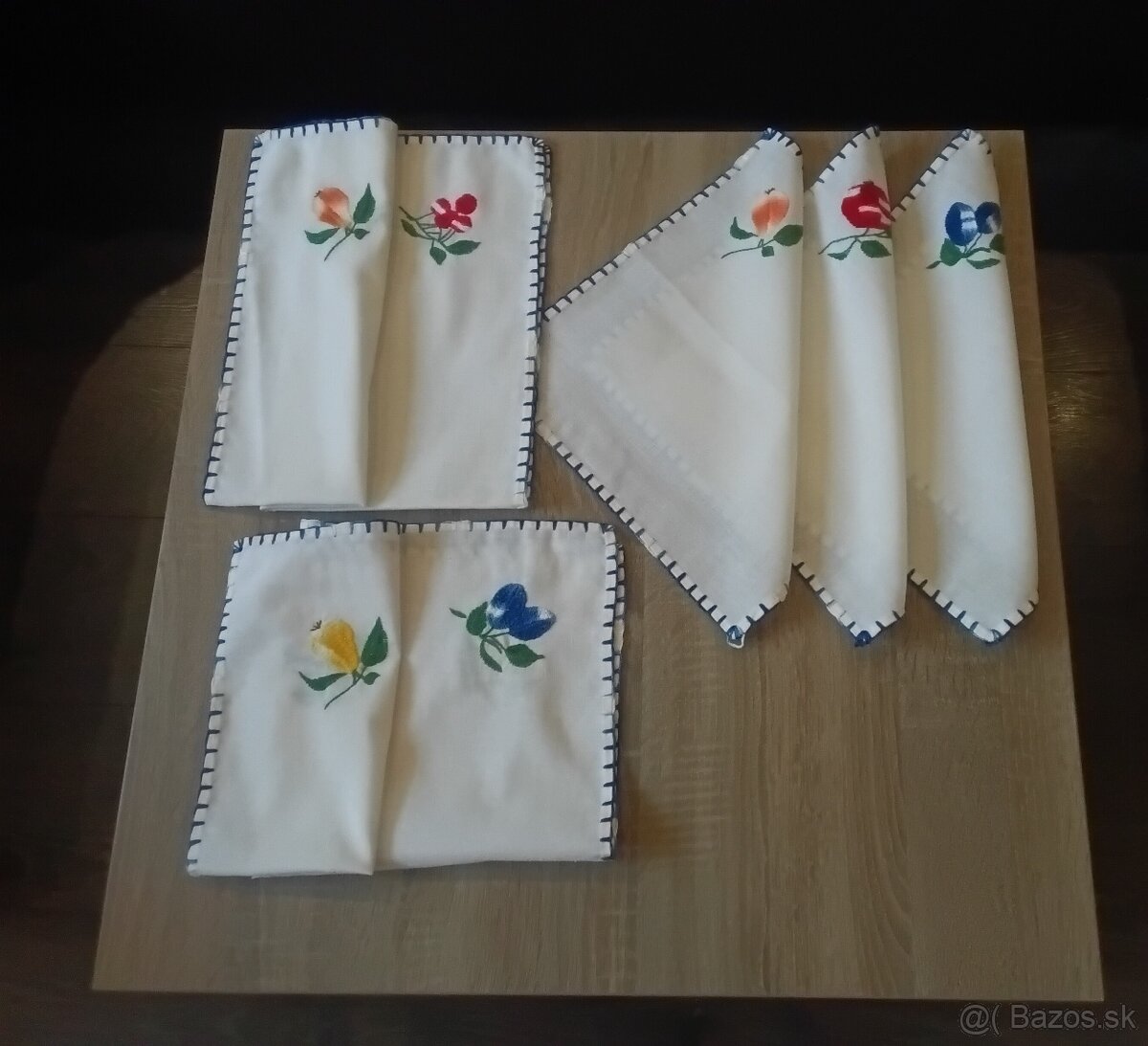 Vyšívané dečky - ručná práca. - 4