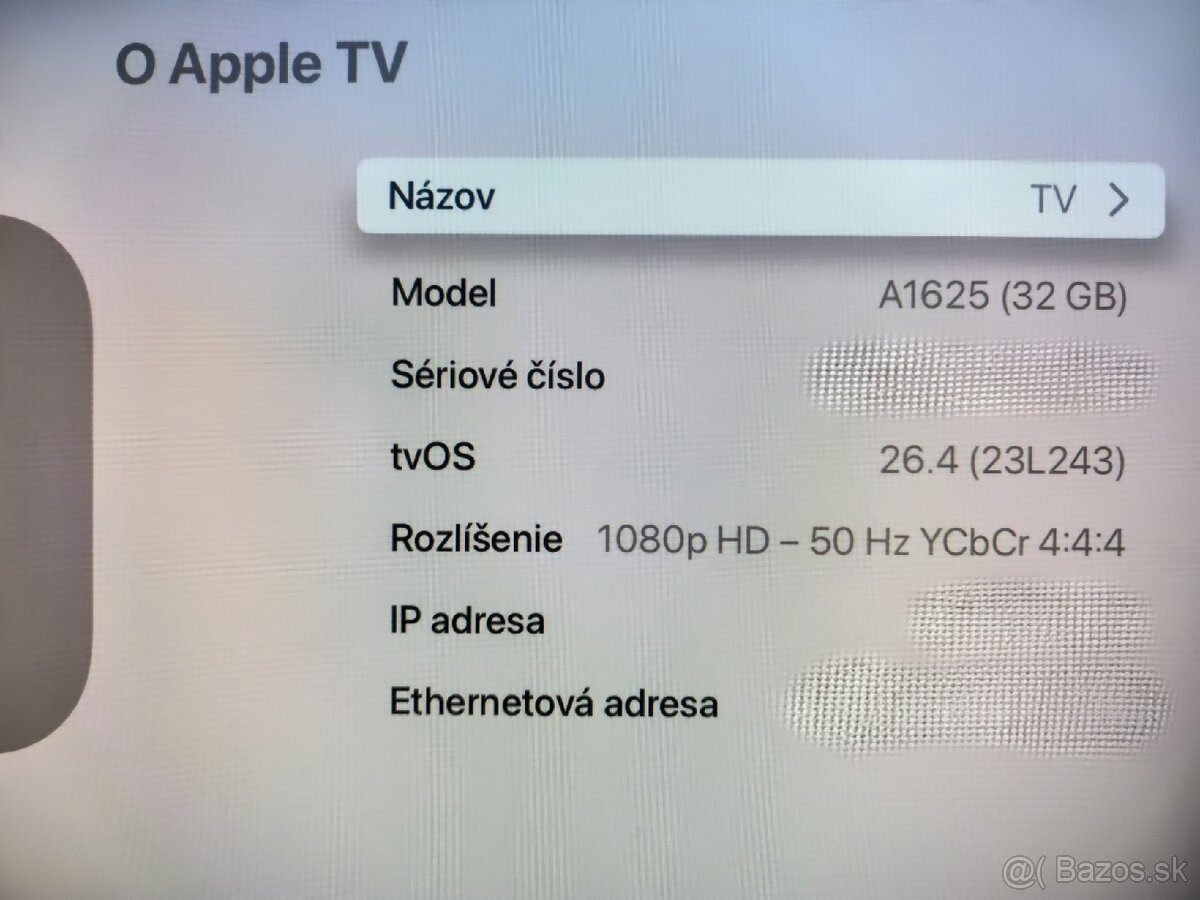 Apple TV 4. generácie (model A1625) - 4