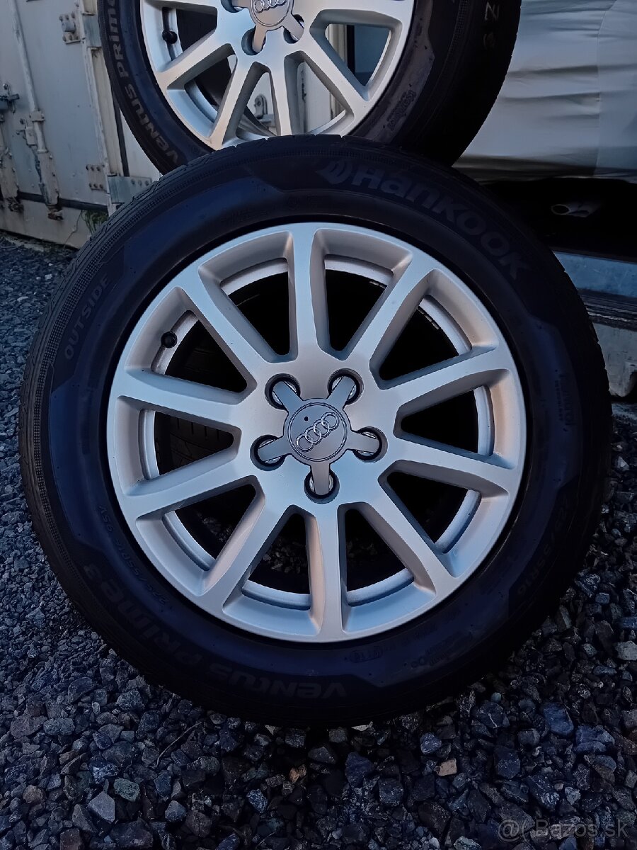 Orig. kolesá Audi 5x112R16 + 225/55R16 Hankook - 4