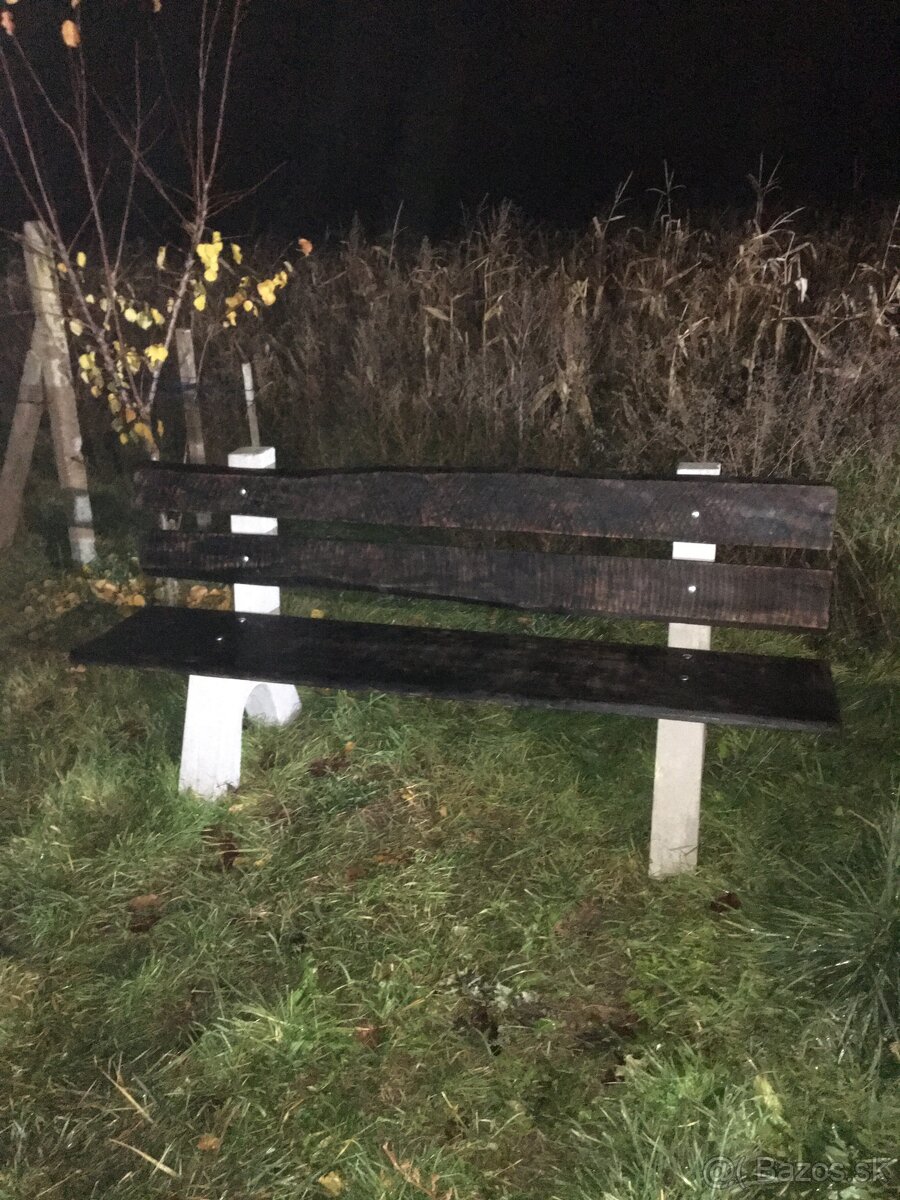 Záhradná lavička - 4