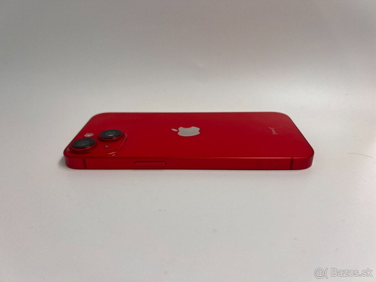 IPHONE 14 RED 128GB ZÁRUKA - STAV AKO NOVÝ - 4