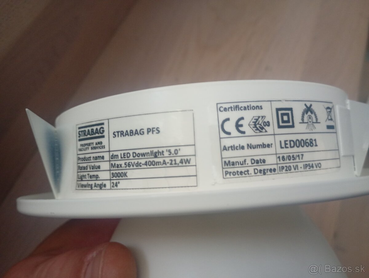 100 ks. LED zápustné svietidlá - 4