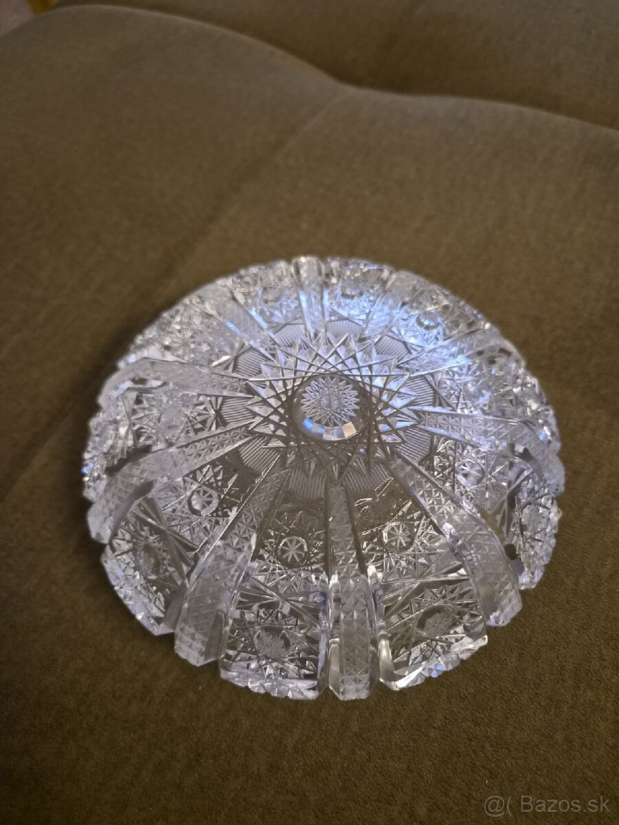 Popolnik - rucne bruseny bohemia crystal - 4