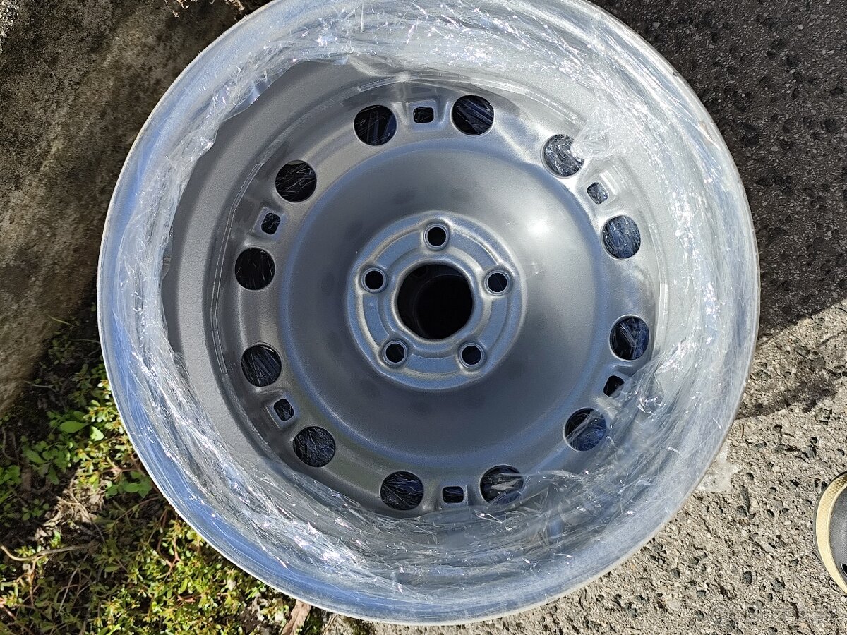 5x100 R15 plechové disky - 4