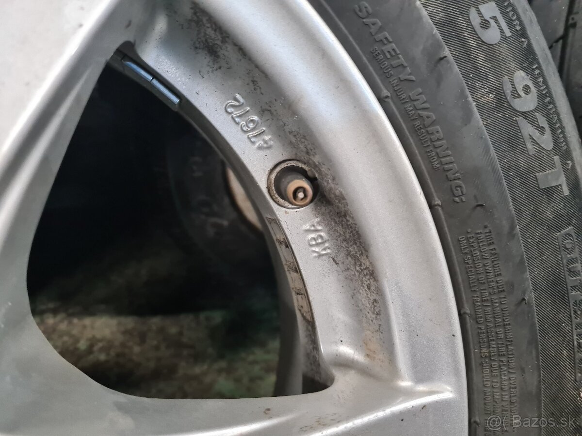 Kolesá Dezent R15 Fiat Doblo + letné pneu 185/65R15 - 4