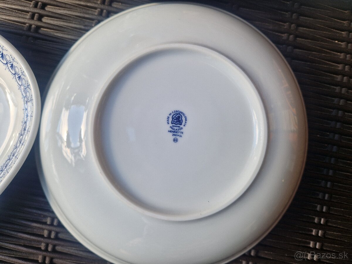 Krásna sada v modrom dekore Thun Czechoslovakia Henriette - 4