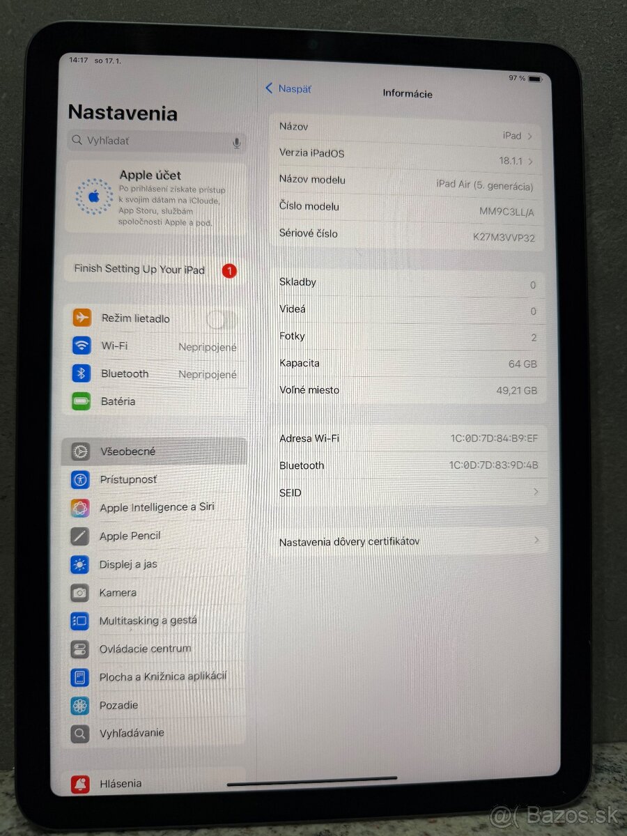 Apple iPad Air 5.Gen 64gb Spacegray - 4