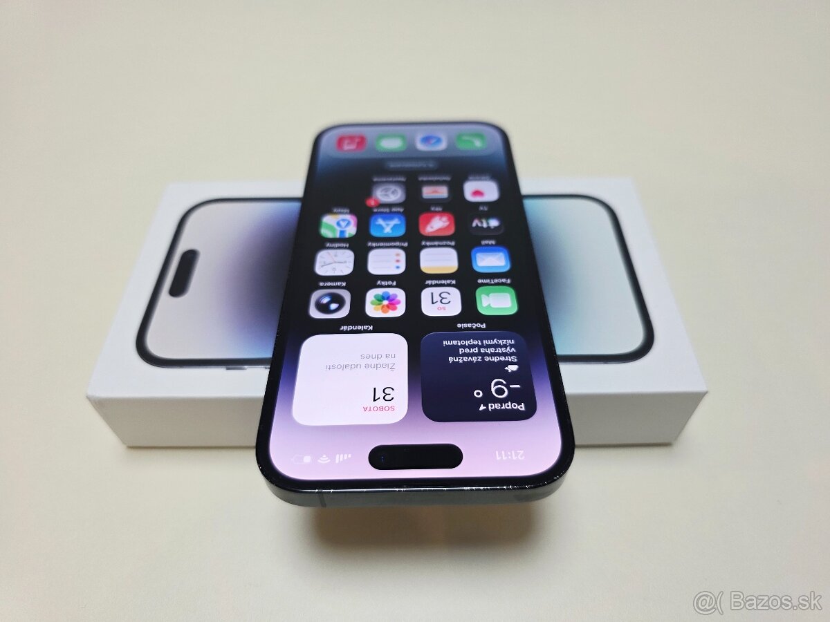 APPLE IPHONE 14 PRO 128GB BLACK,BATERKA 100% - 4