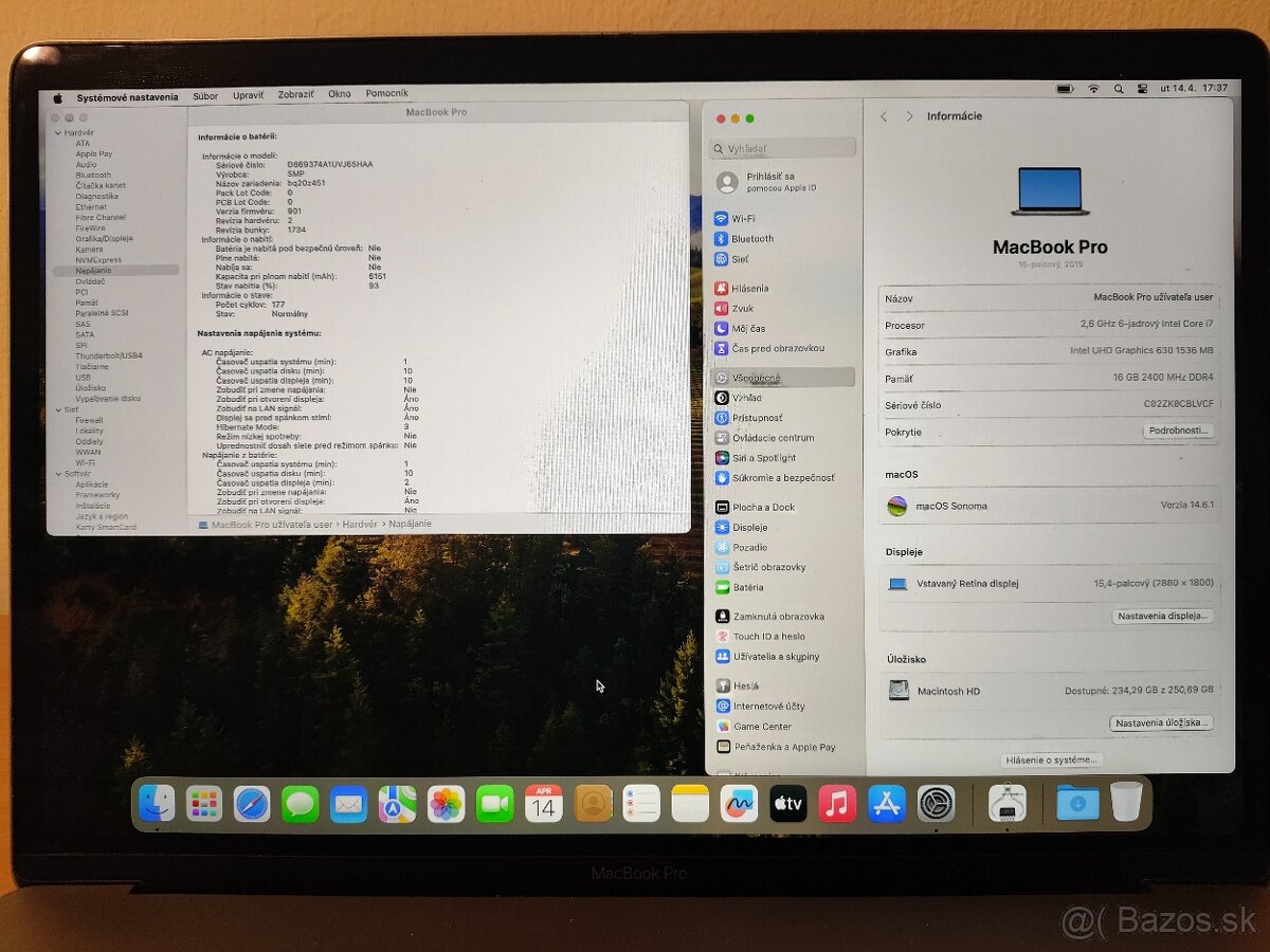 MacBook Pro 15 2019 | i7 • 16GB • 256GB SSD - 4