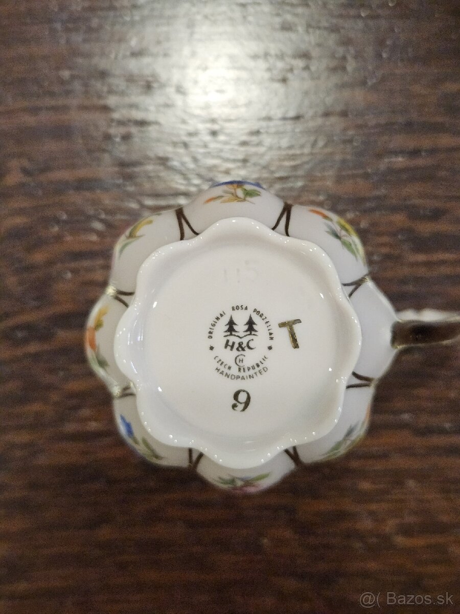 Ruzovy porcelan dekor Lenka - 4