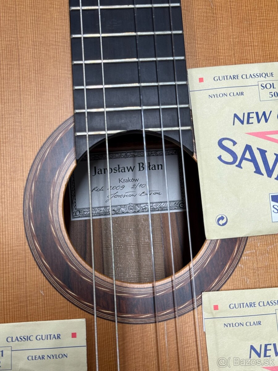 Klasická koncertná akustická gitara ručnej výroby - 4