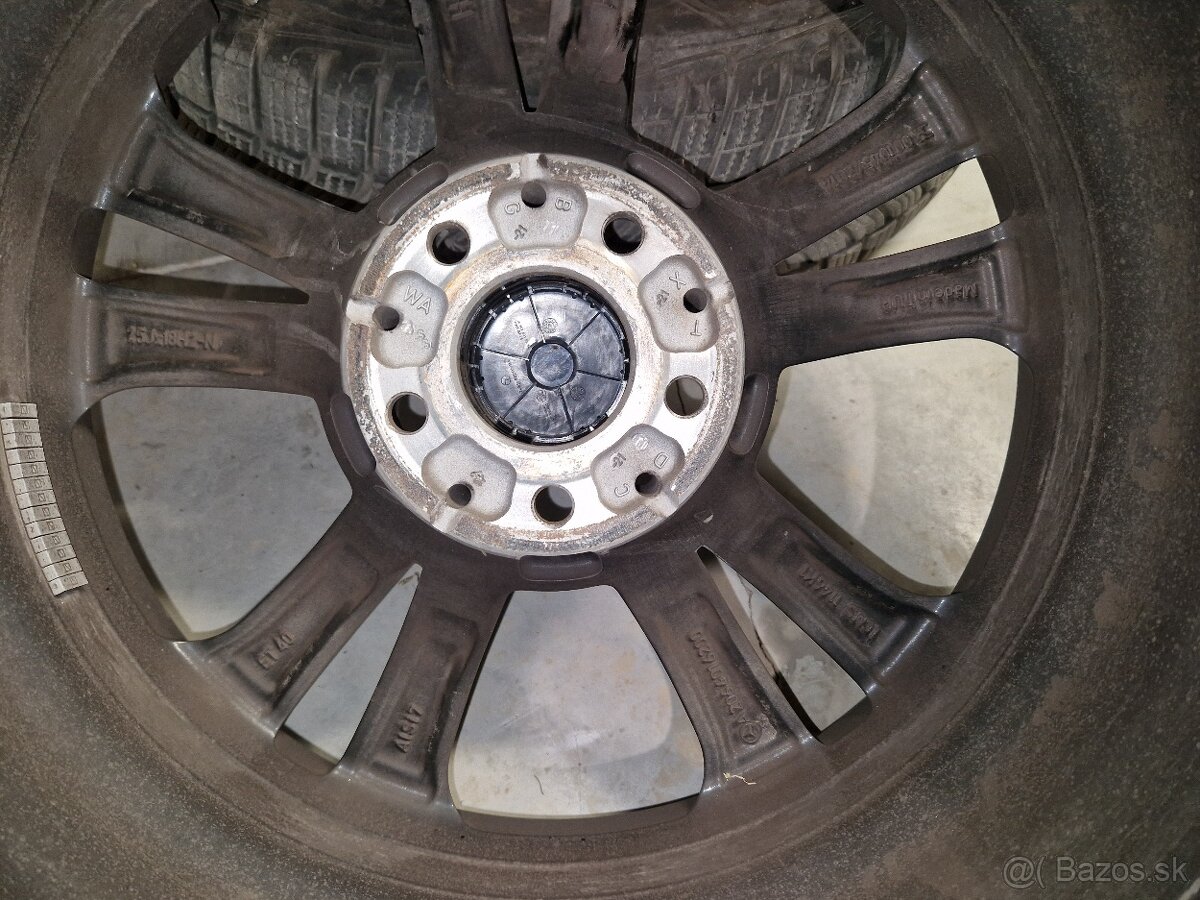 Mercedes disky + pneumatiky R18 Goodyear zimné - 4