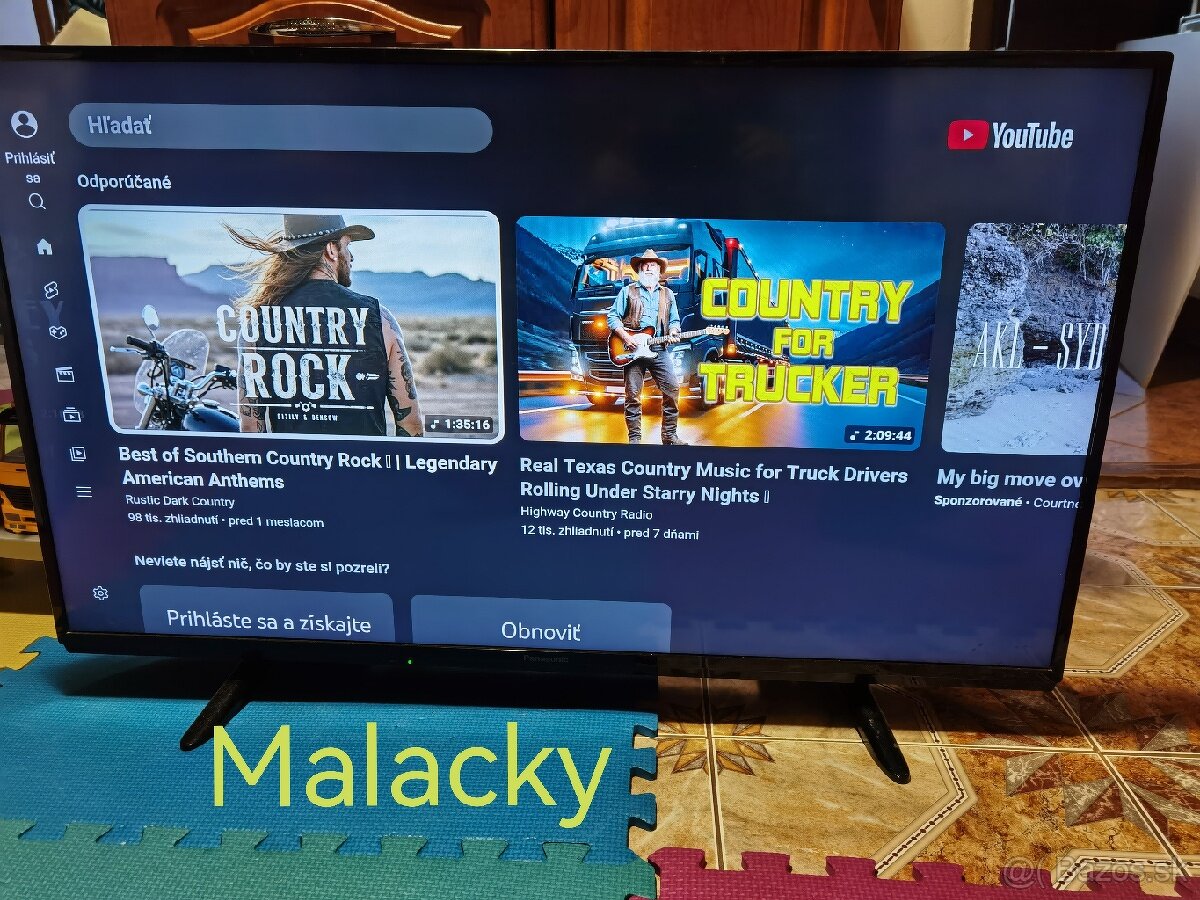 Predám plne funkčný Smart LED TV Panasonic TX-40FSW404 - 4