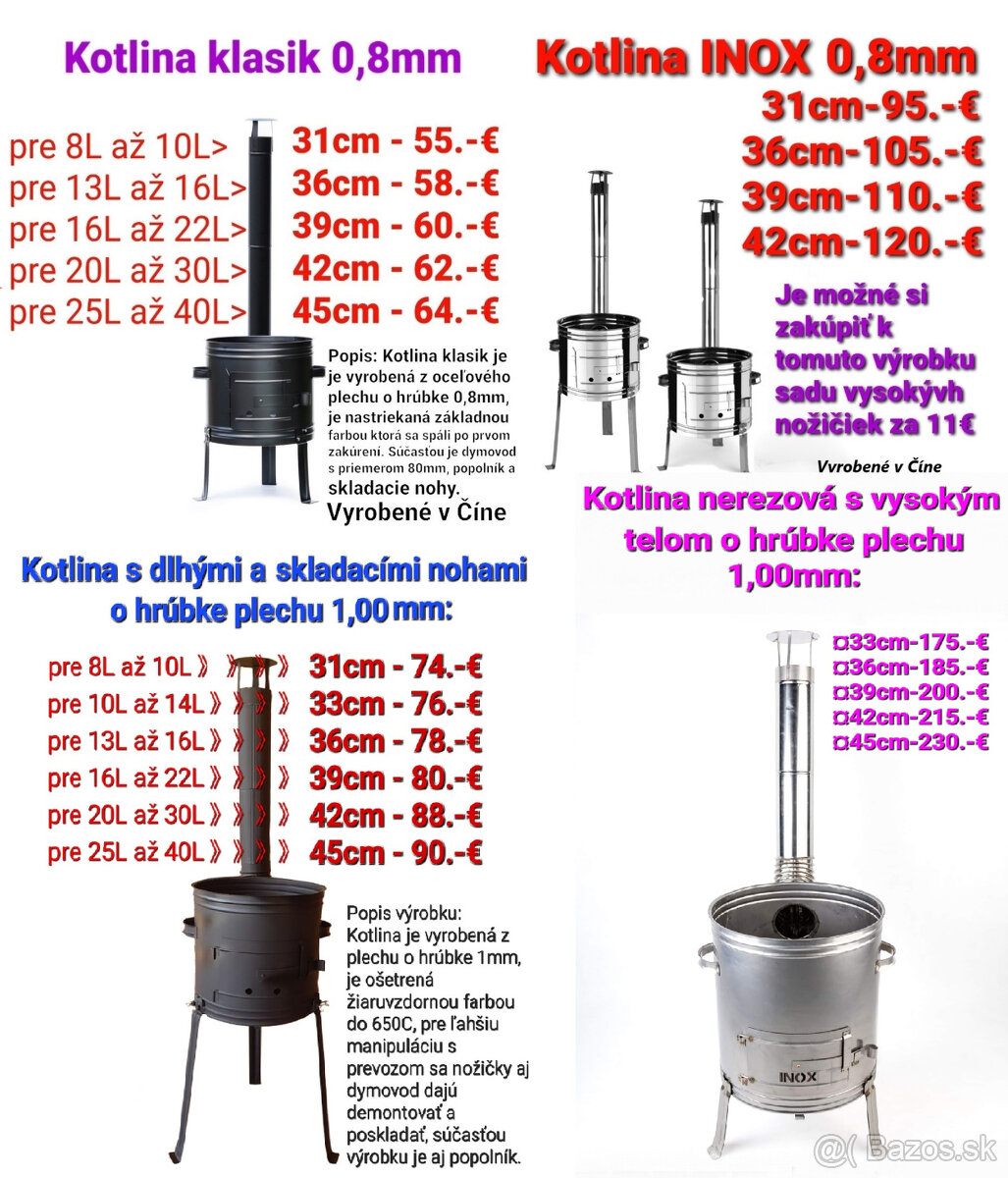 Kotlíky Veľký Lapáš - 4