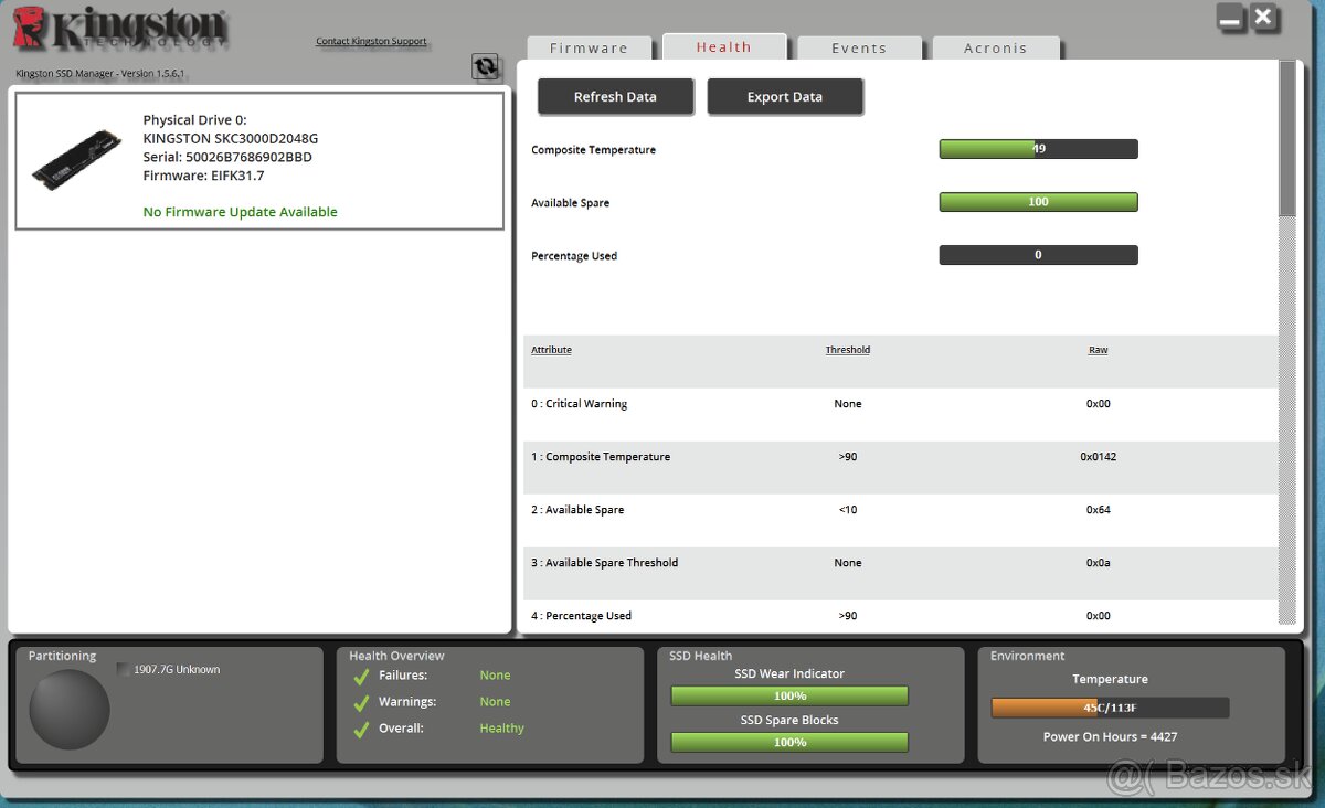 Kingston KC3000 2TB - 4
