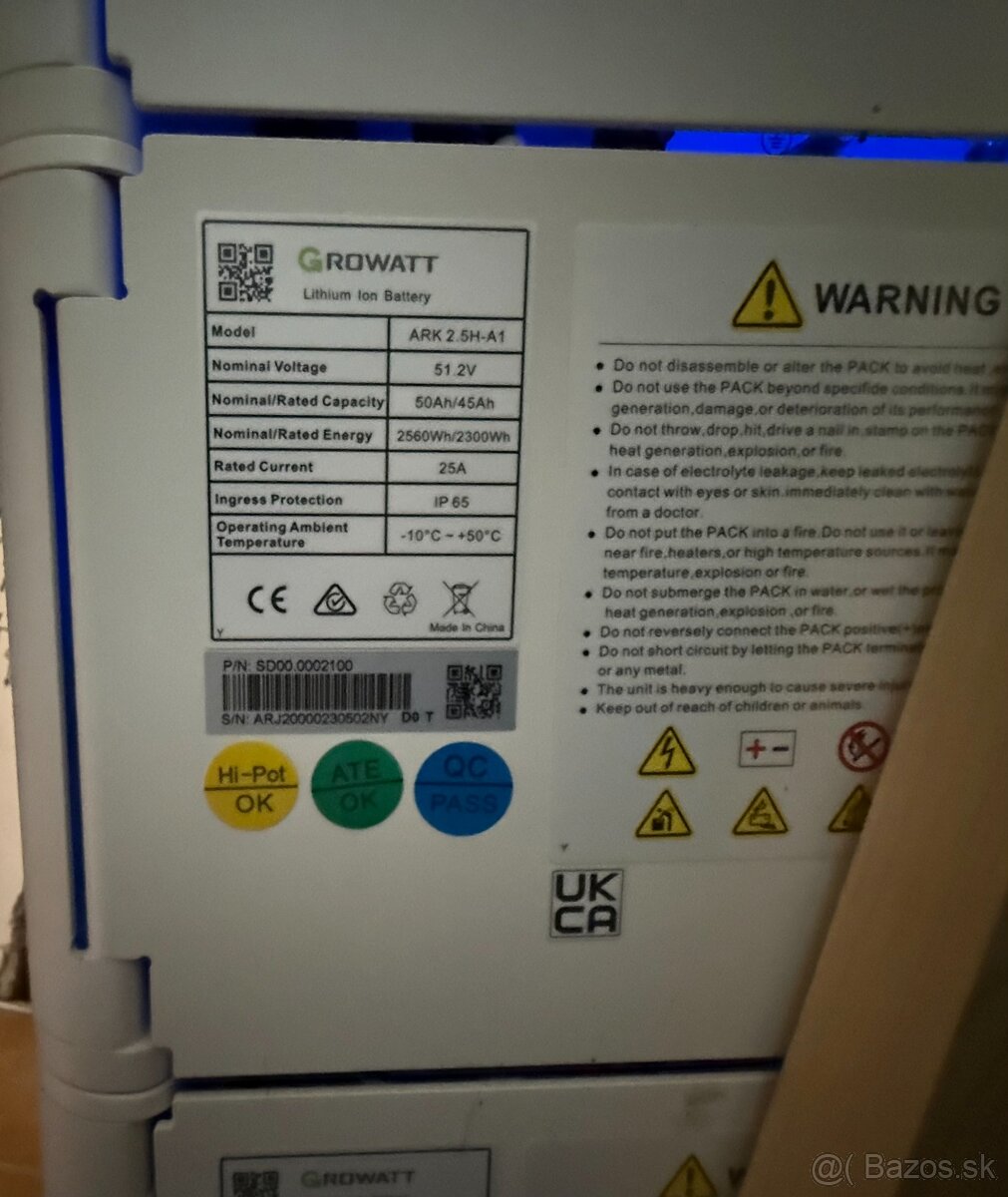 GROWATT bateria 10,2 kW - 4