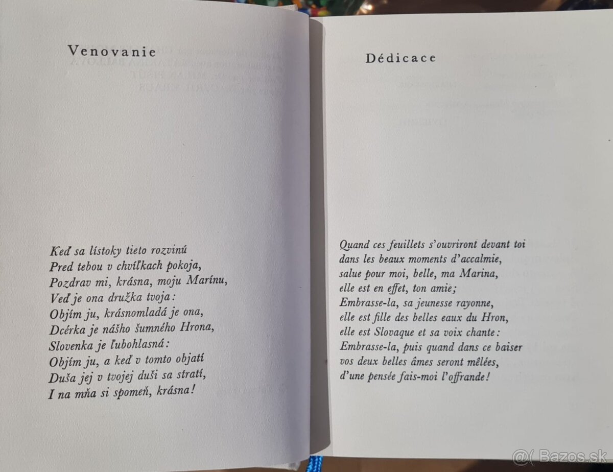 Andrej Sládkovič Marína slovensky/francúzsky - 4