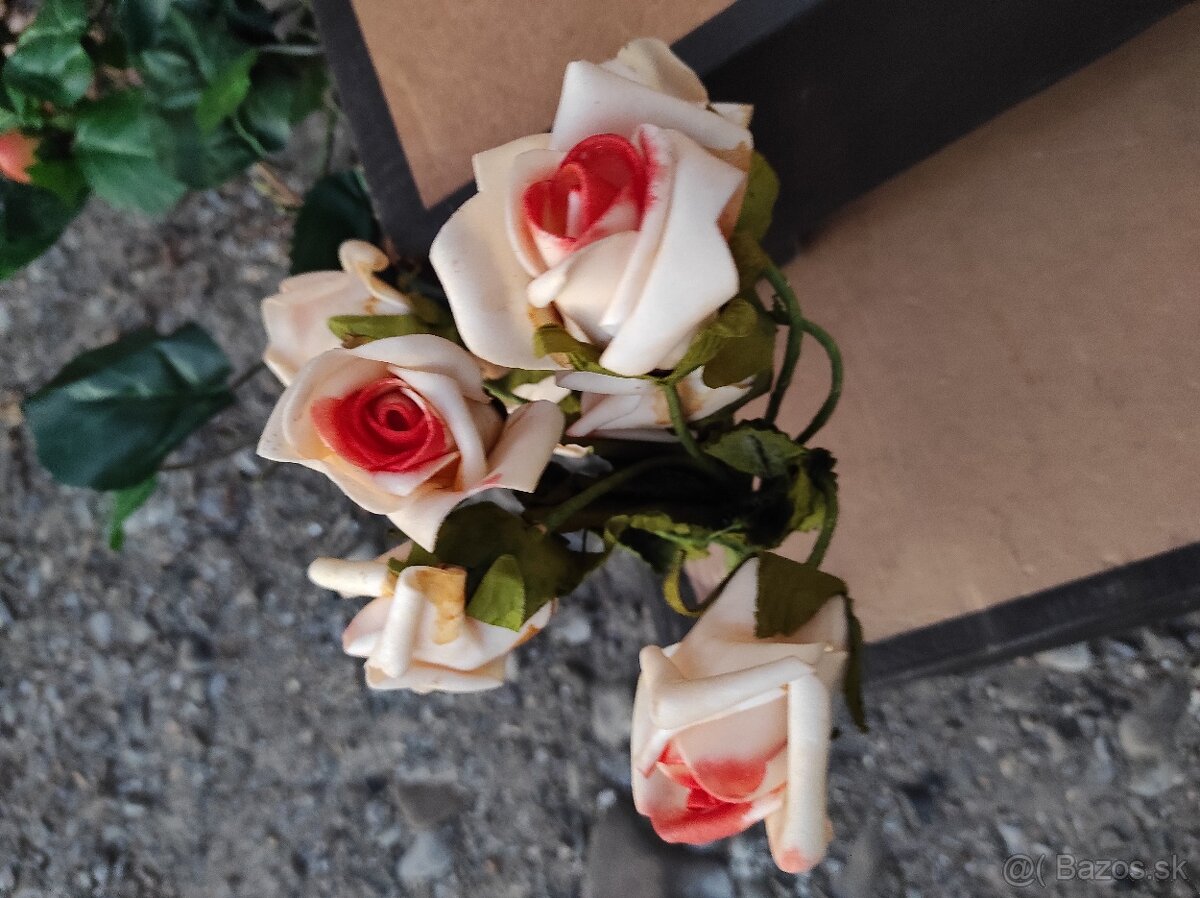 Umelé kvety na dekorácie/kytice - 4
