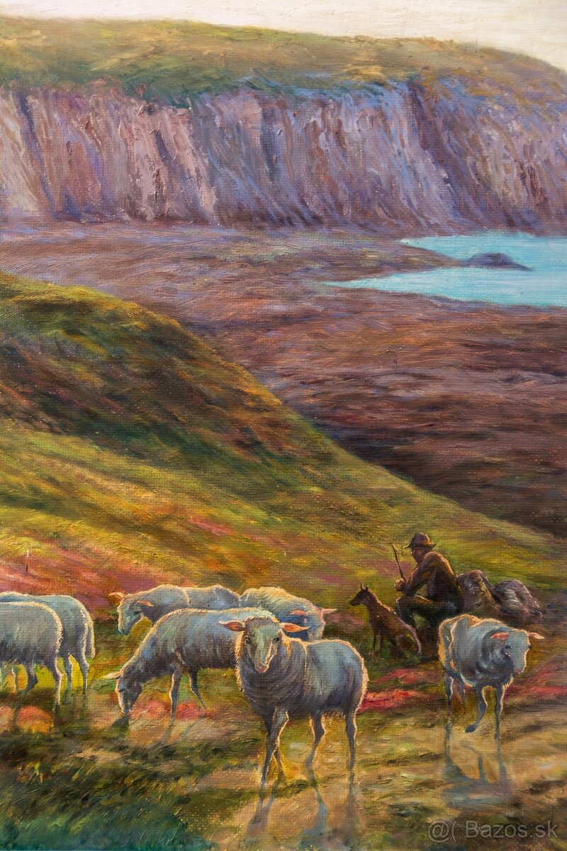 Atlantické pobrežie v okolí Royan , J.Fuith , olej na sololi - 4