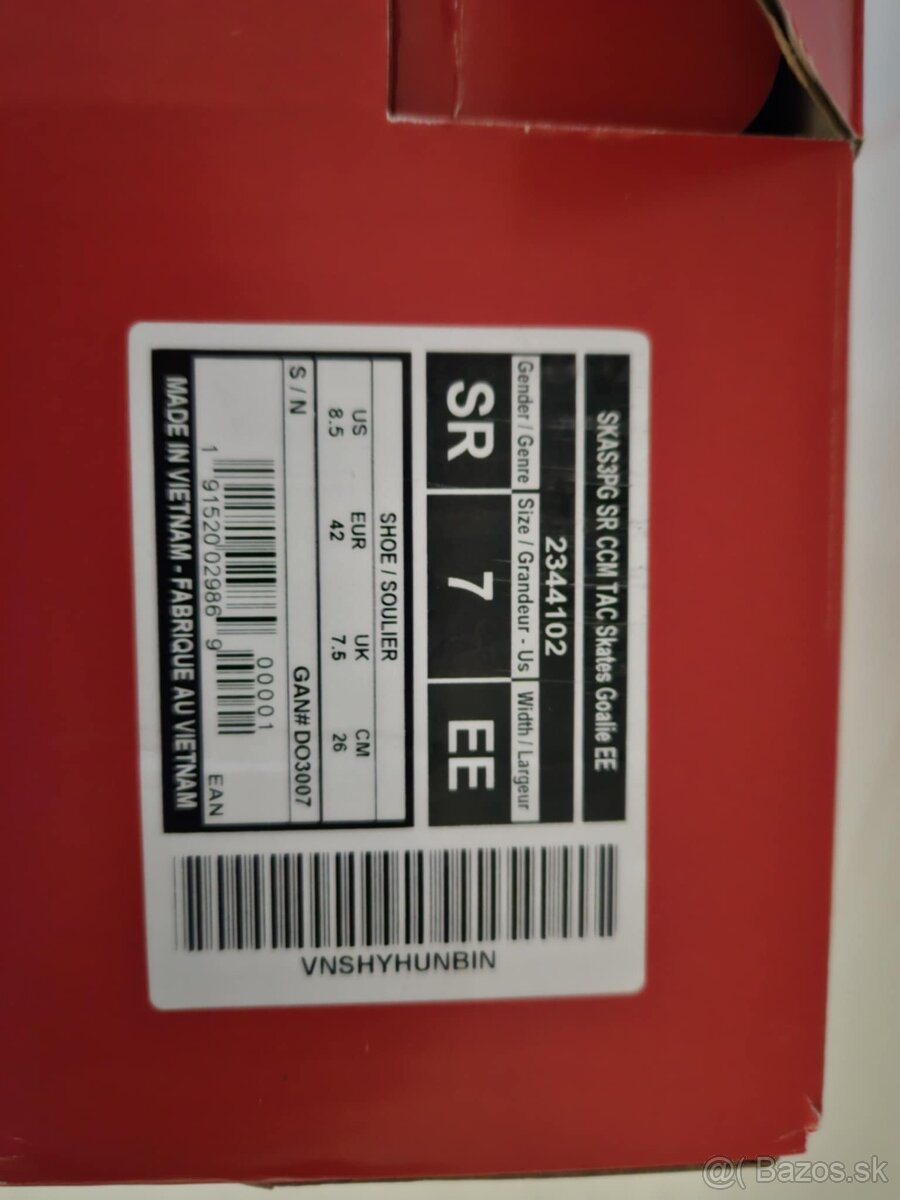 Brankárske profi korčule CCM TACKS AS3 PRO-7EE -55% - 4