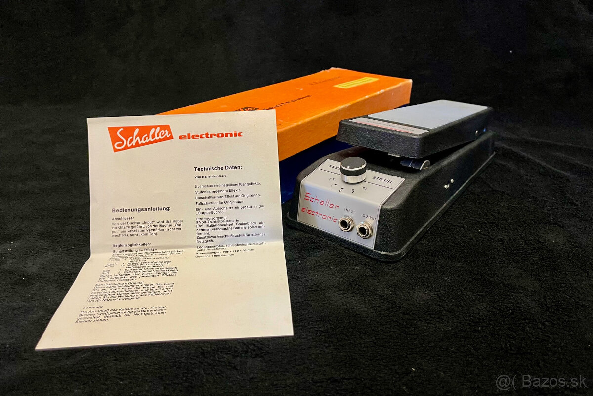 SCHALLER TREBLE - BASS BOOST - VINTAGE 70´s - 4
