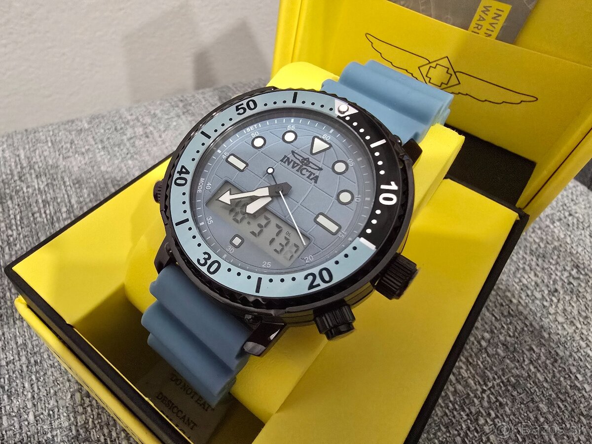 Invicta Diver Blue Analog - Digital - 4