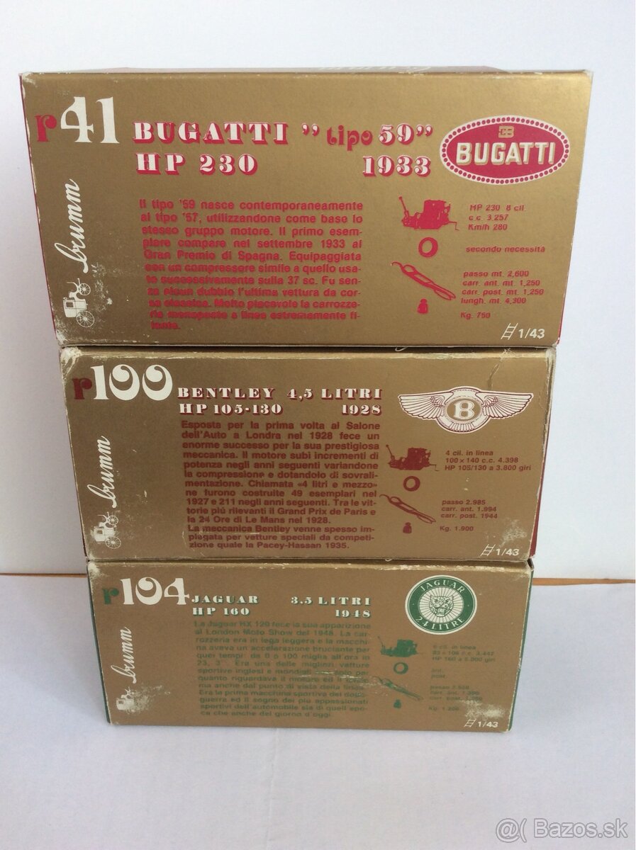 Predám modely BRUMM série oro ( zľava na 22€/ks) - 4