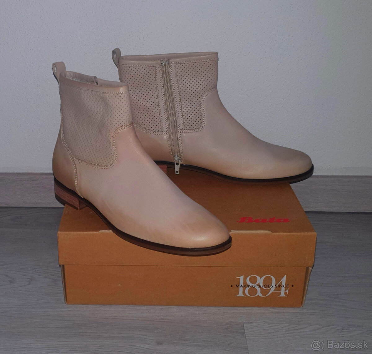 NOVÉ kožené čižmy BAŤA v.40, PC 109€ - 4