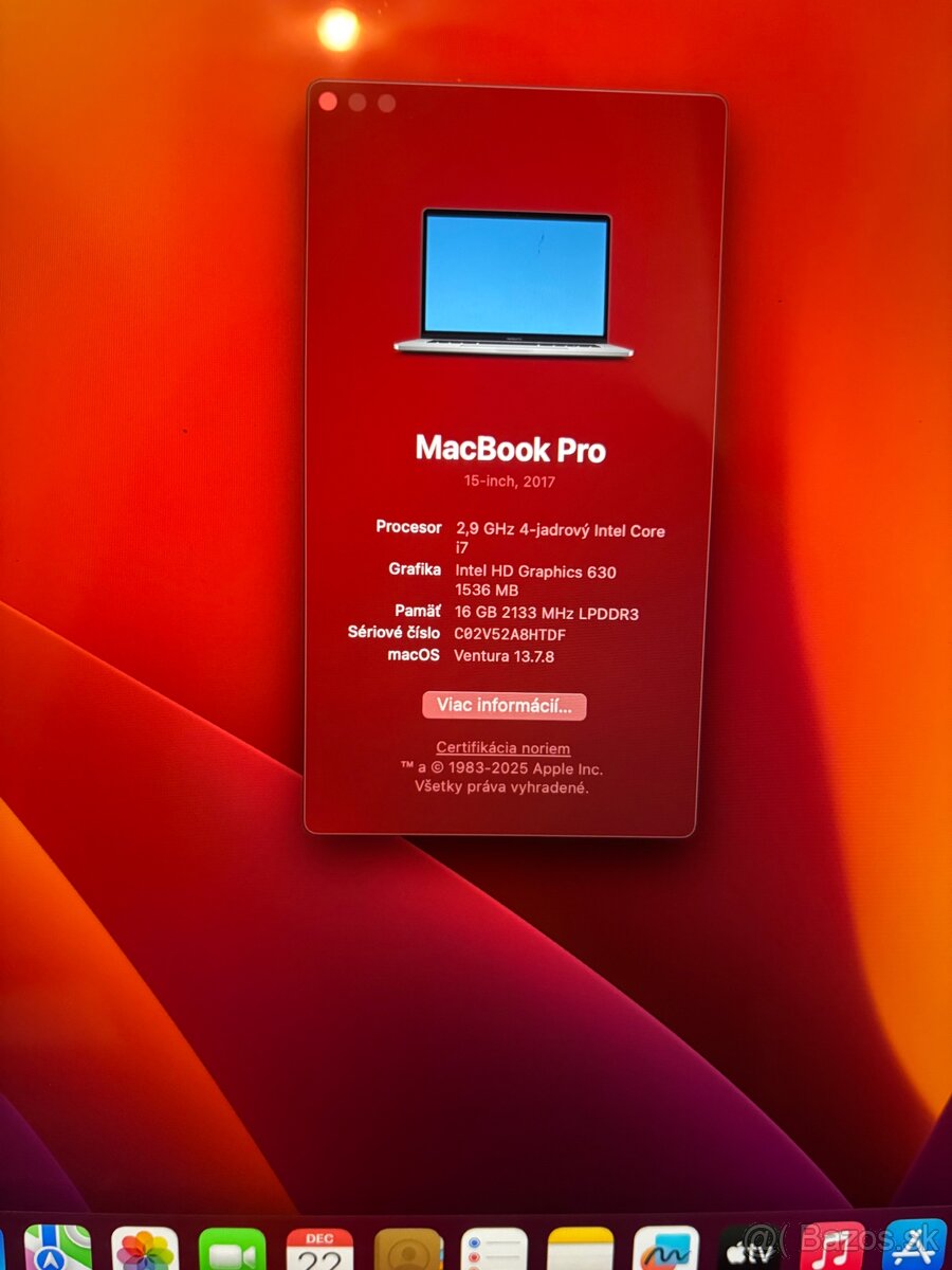 MacBook pro 2017 - 4