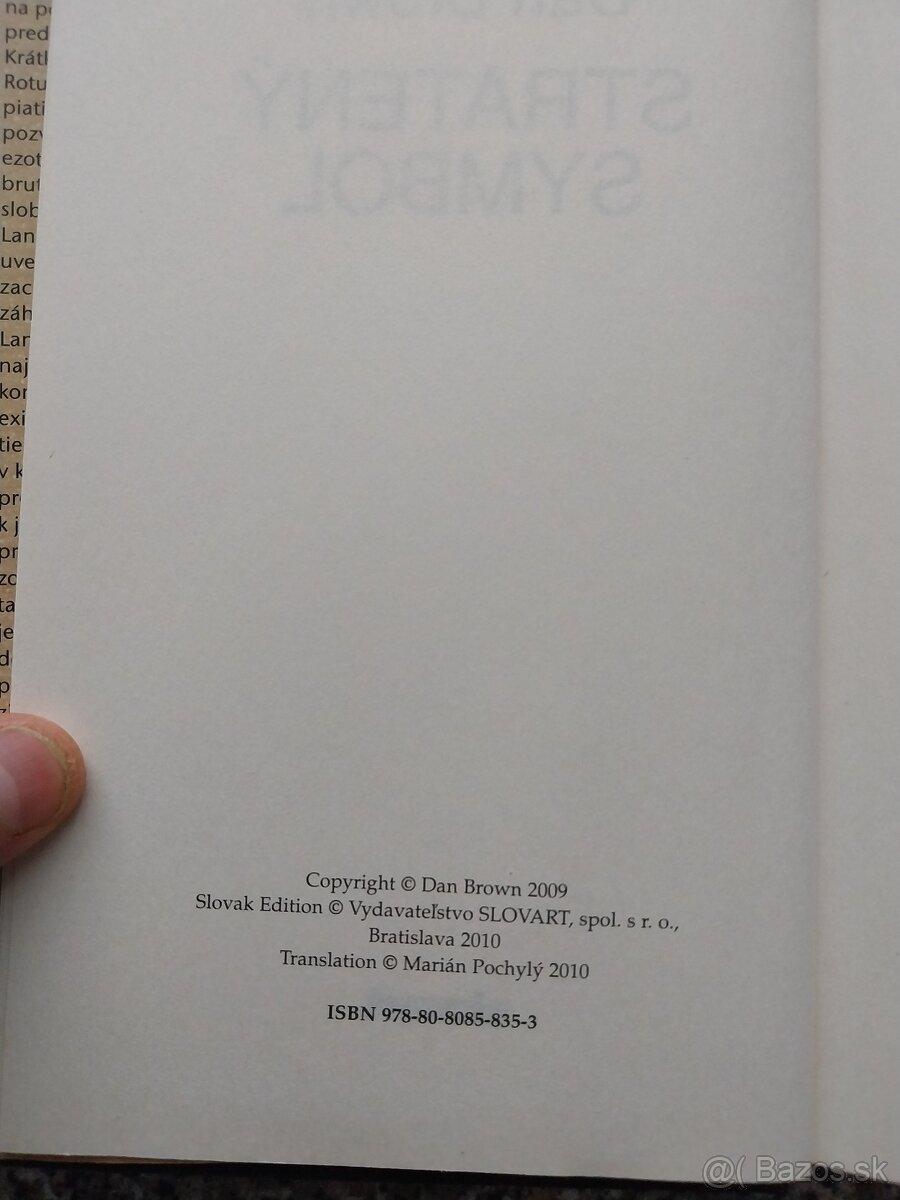 DAN BROWN - STRATENÝ SYMBOL - 4
