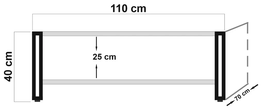Predam konferencny stolik Cosmo Rectus - 4