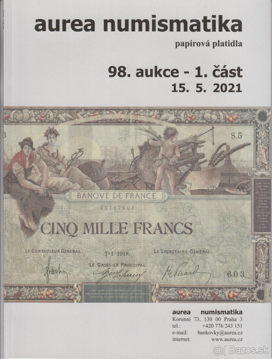 Aukčné katalógy vyznamenaní, mincí, medailí, bankoviek... - 4