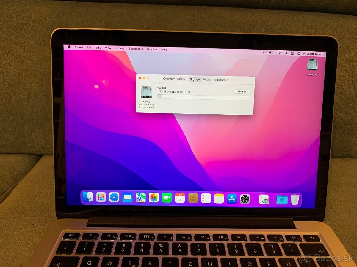 Macbook pro 2015 i7 ram 16gb 500gb - 4